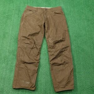 Kuhl Rydr Pants Mens 34x32 (35x27) Brown Hiking Outdoor Workwear **HEMMED
